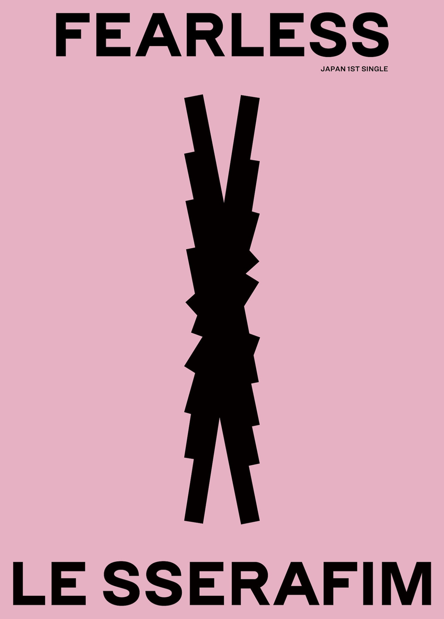 LE SSERAFIM「FEARLESS」Weverse Shop JAPAN盤ジャケット