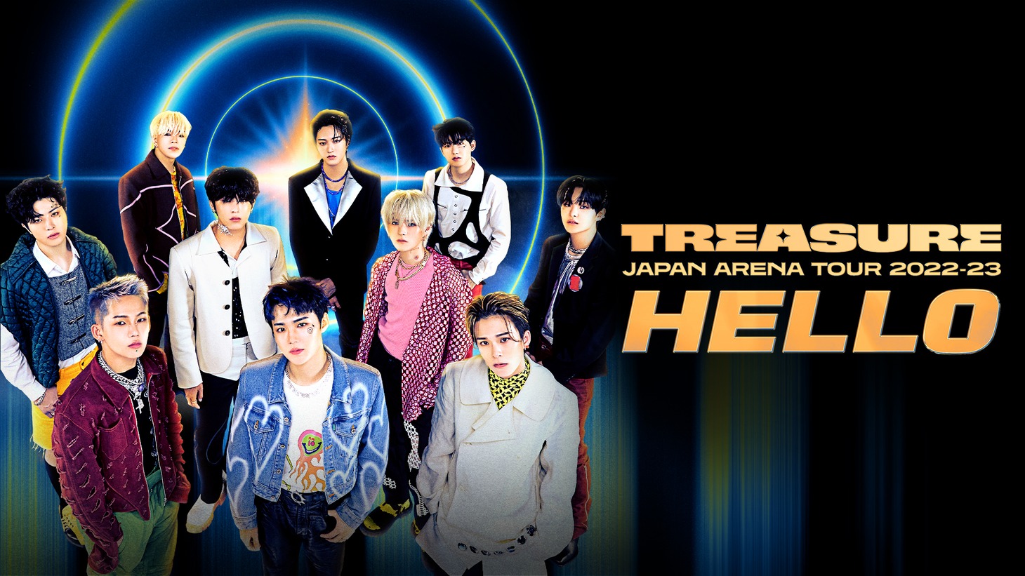 TREASURE JAPAN ARENA TOUR 2022-23~HELLO~」ビジュアル