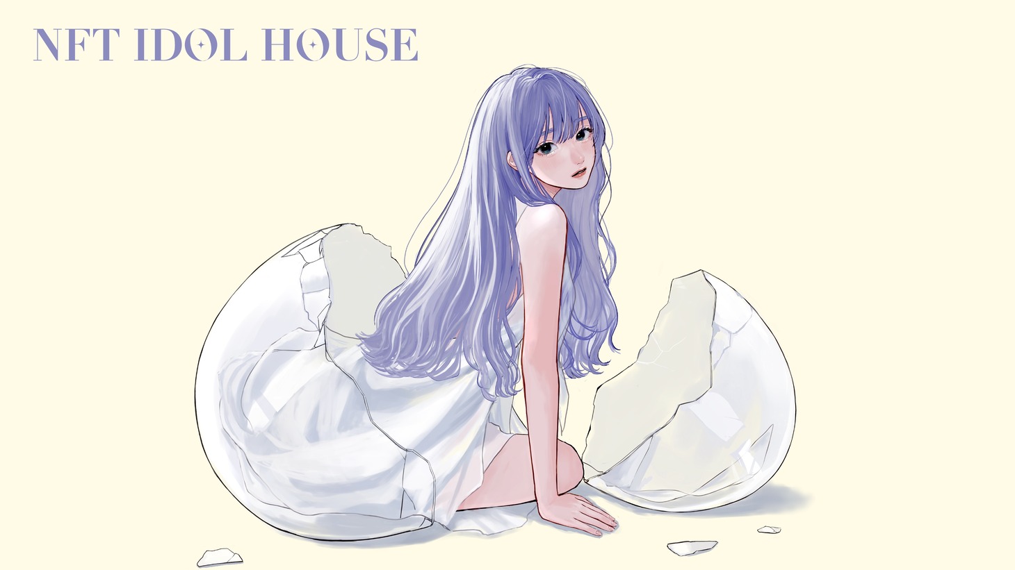 「NFT IDOL HOUSE」のメインビジュアル。