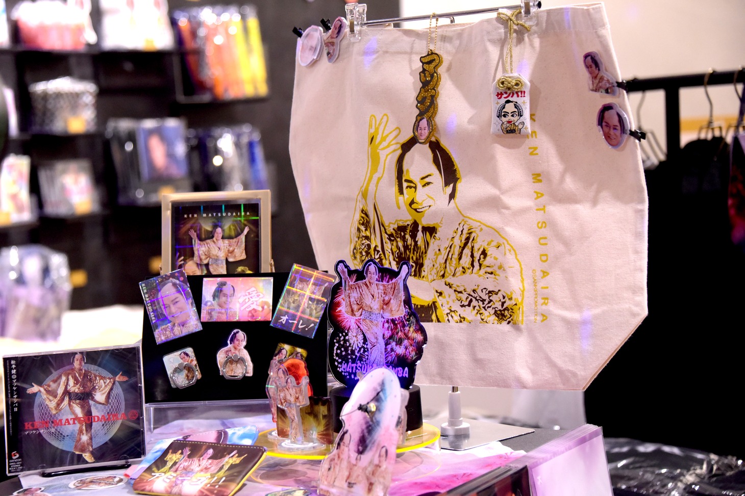 「マツケンサンバ POP UP SHOP」の様子。