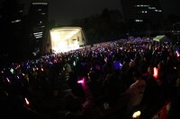 「虹のコンキスタドール ONE-MAN LIVE『愛の三角関数おしえてよ♡ in 日比谷野外音楽堂』」の様子。