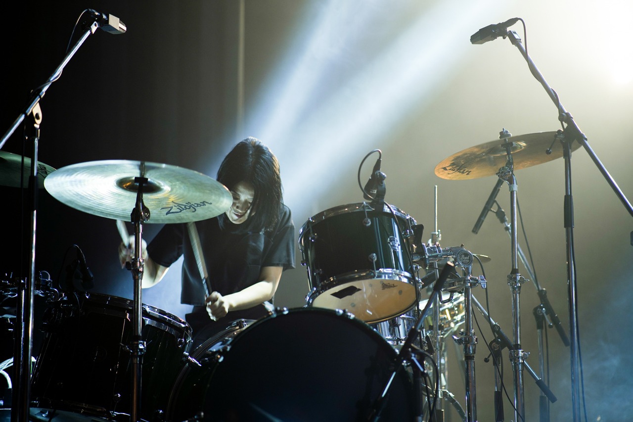 福田洋子（サポートドラマー）（Photo by oyaming）