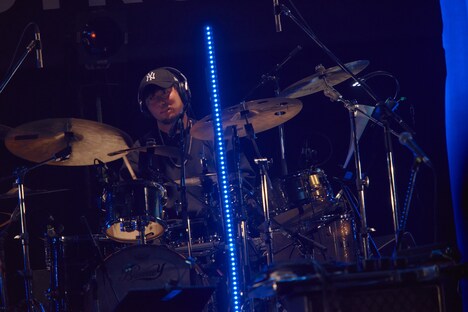 荒田洸（Dr / WONK）（Photo by 木原隆裕）