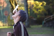 パンに翻弄されるマサヒロ。