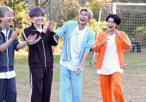 キックベースの助っ人が登場したときの様子。