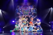 でんぱ組.inc「スペシャルワンマンライブ『でんぱぁかしっくれこーど』」アンコールの様子。（撮影：チェリーマン）