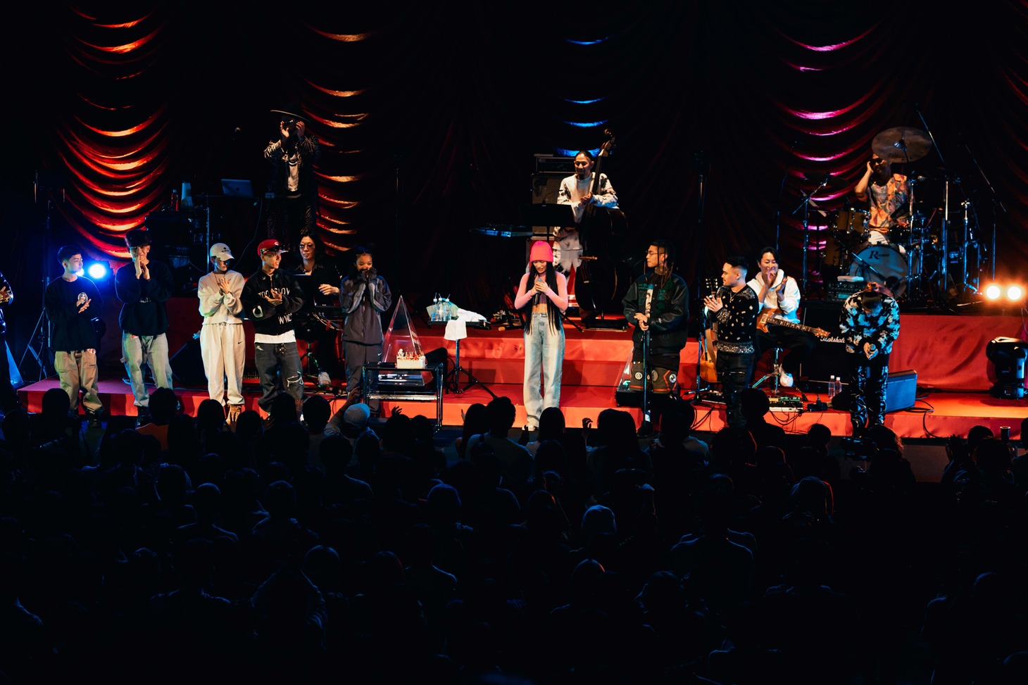 「L'ULTIMO BACIO Anno 22 Awich Birthday Premium Live 2022」の様子。（撮影：YUKIKAZE）