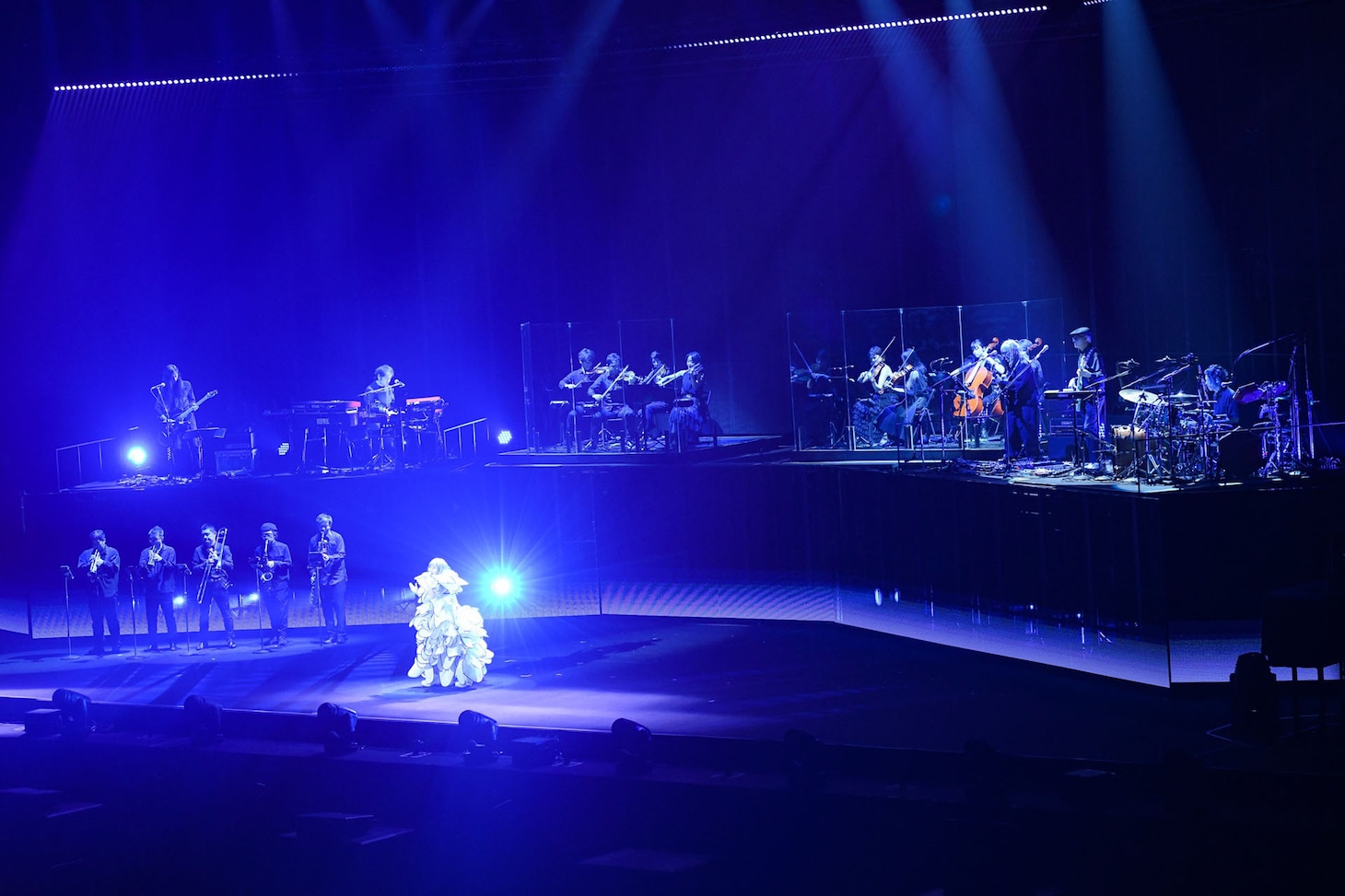 「YUKI concert tour “SOUNDS OF TWENTY” 2022」日本武道館公演の様子。