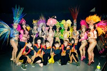 BiSH、学生サンバ連合ウニアン・ドス・アマドーリス。（Photo by sotobayashi kenta）