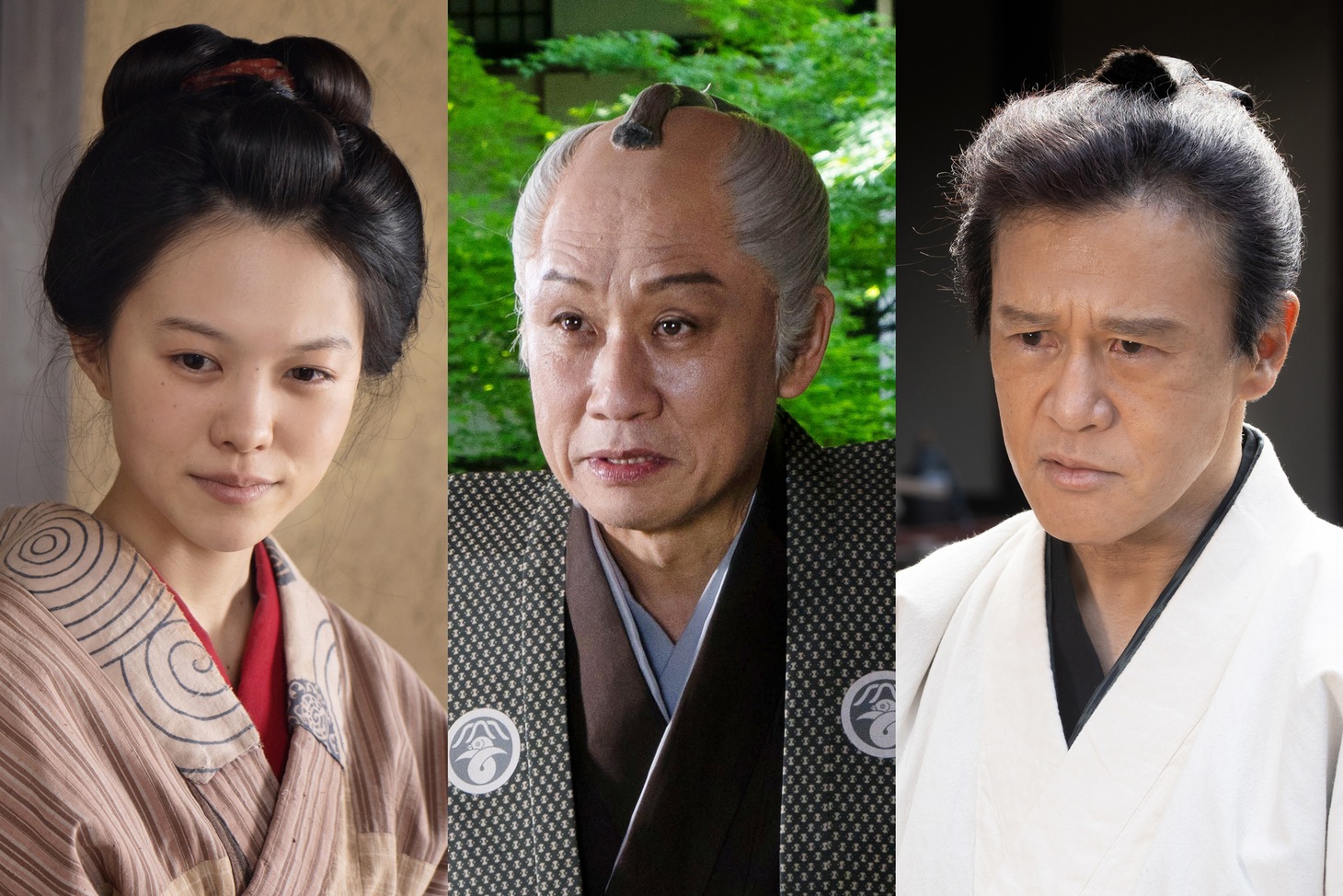 スペシャルドラマ「必殺仕事人」出演者として発表された志田彩良、西村まさ彦、橋本じゅん。