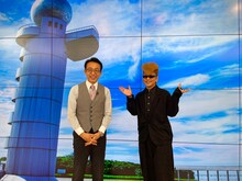 左から福澤朗、綾小路翔（氣志團）。