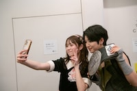 左から橋本桃呼（高嶺のなでしこ）、小島はな。