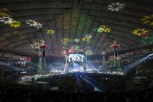 「EXILE LIVE TOUR 2022“POWER OF WISH”～Christmas Special～」ファイナル公演の様子。