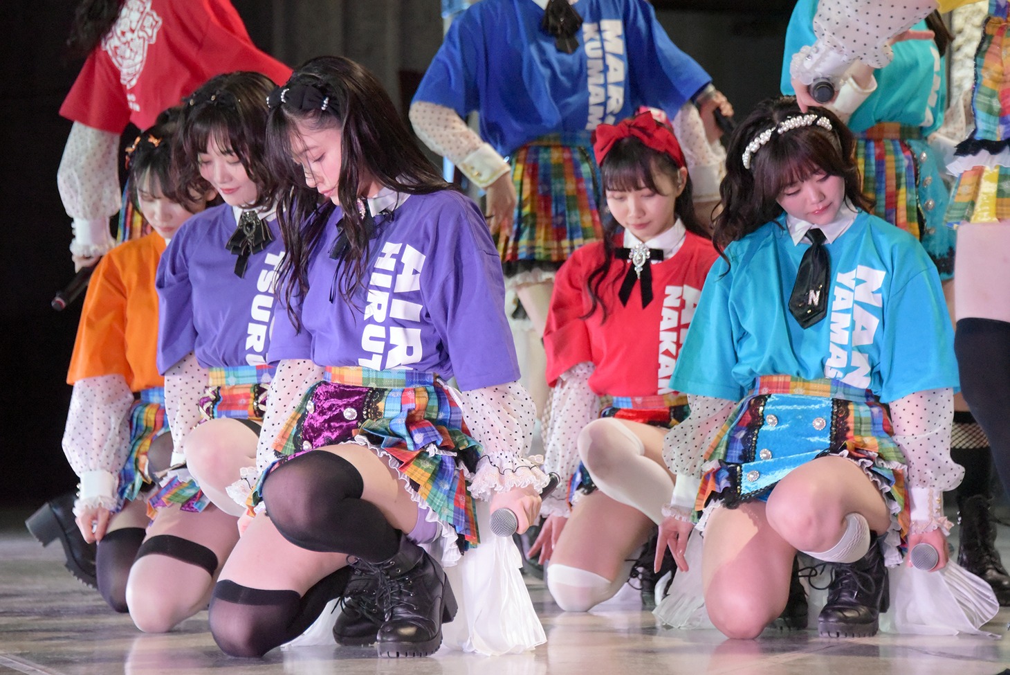 「虹のコンキスタドール ONE-MAN LIVE『愛の三角関数おしえてよ♡ in 日比谷野外音楽堂』」の様子。