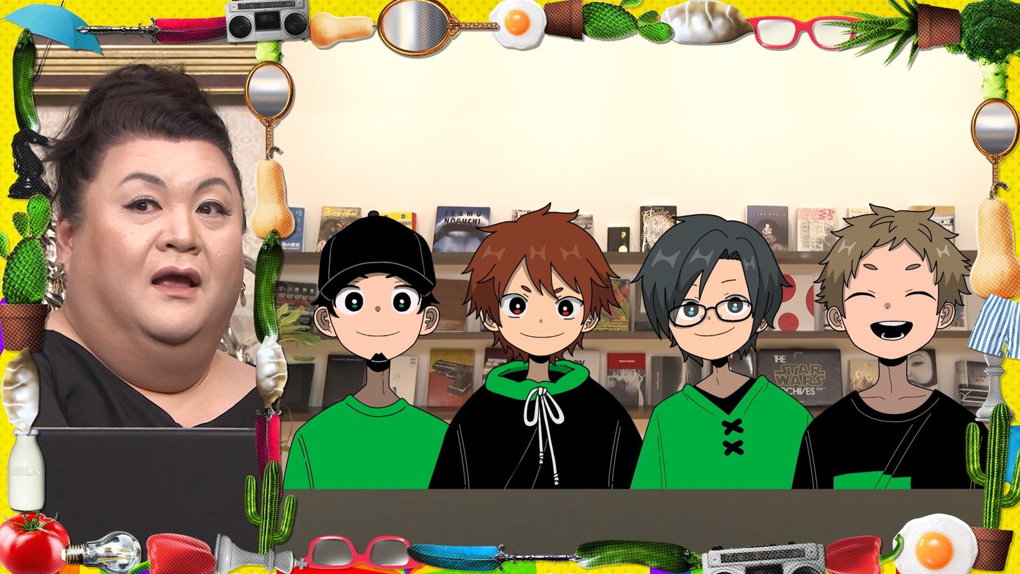 マツコ・デラックスとGReeeeN。(c)日本テレビ