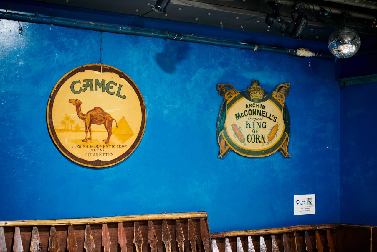 海外から取り寄せられたという壁の装飾。