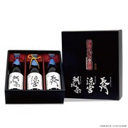 「『涼宮ハルヒの憂鬱』楽曲加振熟成酒」のセット内容。