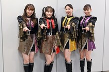 ももいろクローバーZ「ももいろクリスマス2022 LOVE」囲み取材の様子。