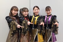 ももいろクローバーZ「ももいろクリスマス2022 LOVE」囲み取材の様子。