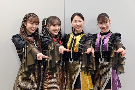 ももいろクローバーZ「ももいろクリスマス2022 LOVE」囲み取材の様子。