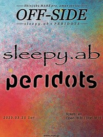 sleepy.abとPERIDOTSが新宿MARZでツーマン