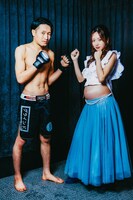 木内“SKINNY ZOMBIE”崇雅と白幡いちほ。