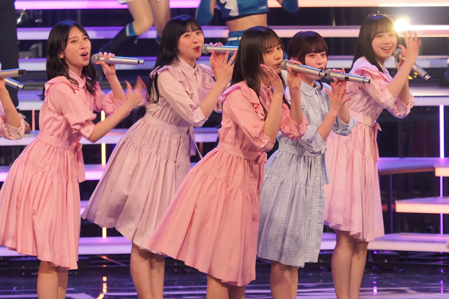日向坂46のリハーサルの様子。（写真提供：NHK）