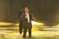 加山雄三の音合わせの様子。（写真提供：NHK）