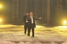 加山雄三の音合わせの様子。（写真提供：NHK）