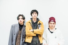 左から田中洸希、古川毅、志村玲於。