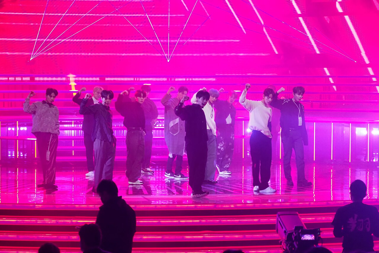 JO1のリハーサルの様子。（写真提供：NHK）