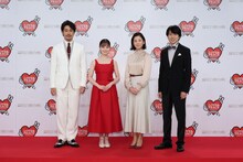 左から大泉洋、橋本環奈、桑子真帆、櫻井翔。