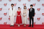左から大泉洋、橋本環奈、桑子真帆、櫻井翔。