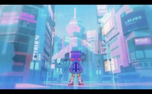 Ado「レコード大賞2022スペシャルメドレー（新時代～逆光～私は最強）」MVのワンシーン。