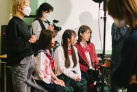 JamsCollection「アンデッド・ラブストーリー」MV撮影時のオフショット。