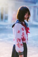 JamsCollection「アンデッド・ラブストーリー」MV撮影時のオフショット。