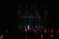 ウェーブを作って遊ぶ鞘師里保。