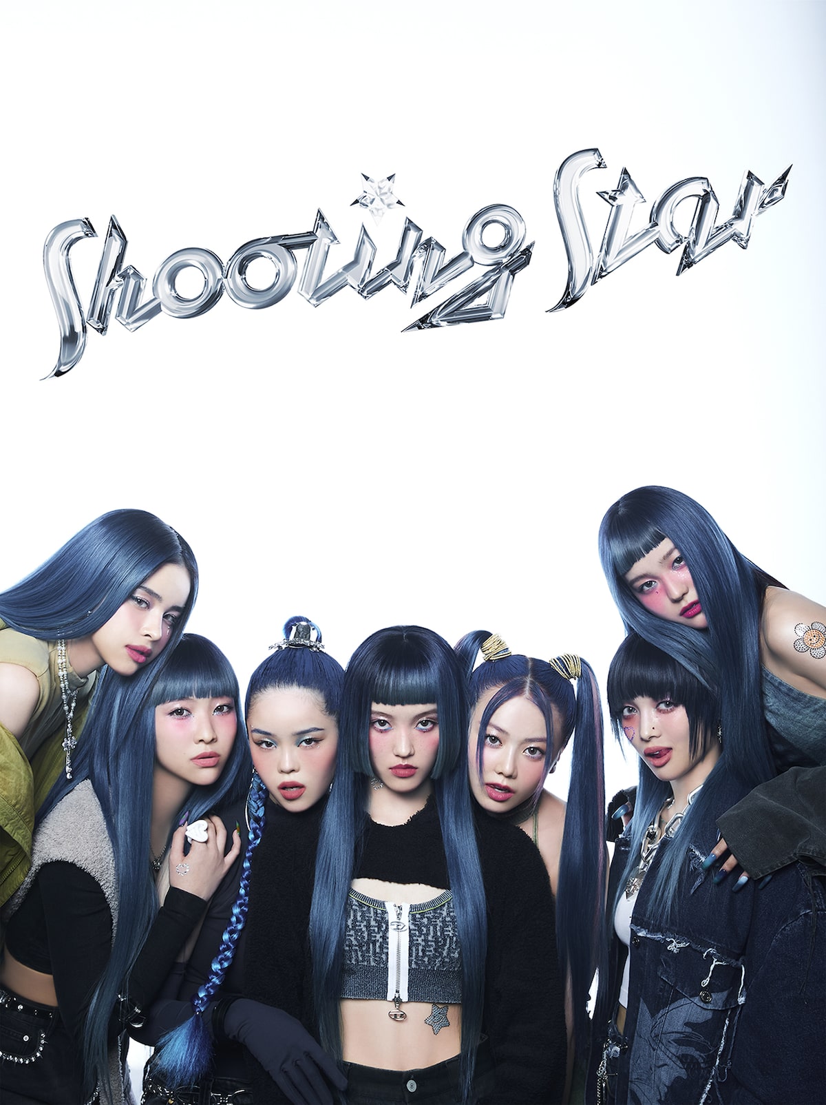 XG「SHOOTING STAR」告知ビジュアル - ブルーヘアになったXG、ニュー 