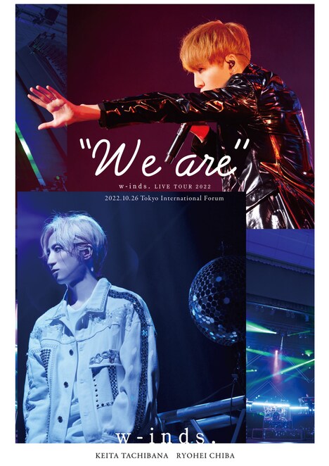 w-inds.「w-inds. LIVE TOUR 2022 "We are"」通常盤ジャケット