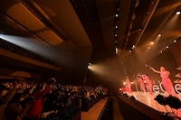 Little Glee Monster「Little Glee Monster Live Tour 2023 Join Us!」昭和女子大学人見記念講堂公演の様子。
（Photo by Yusuke Satou）