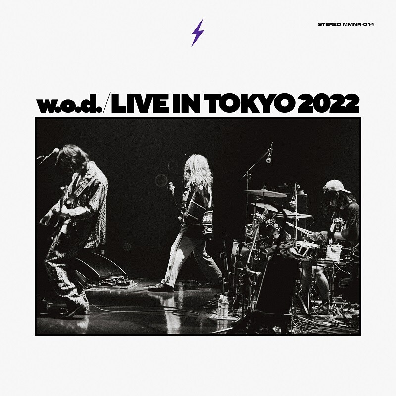 w.o.d.「Live in Tokyo 2022」ジャケット - 「カッケーバンドばっか呼