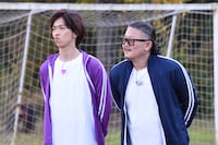 リョウガと田原マネージャー。