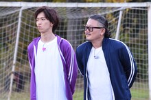リョウガと田原マネージャー。