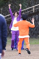 手前からハル、リョウガ。