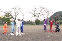 ダンシング玉入れの様子。