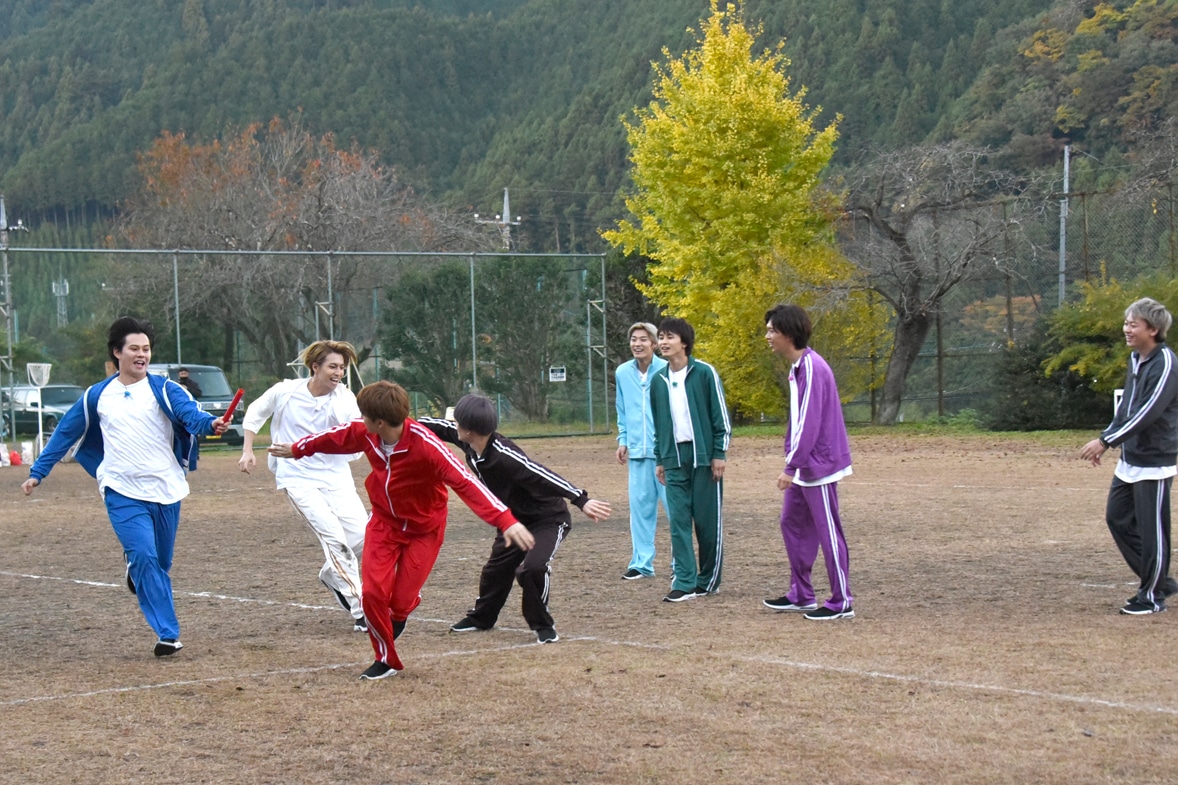 リレーの様子。