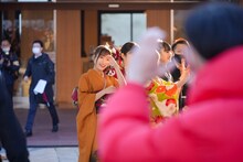 ファン越しの平田侑希（AKB48 17期生）。