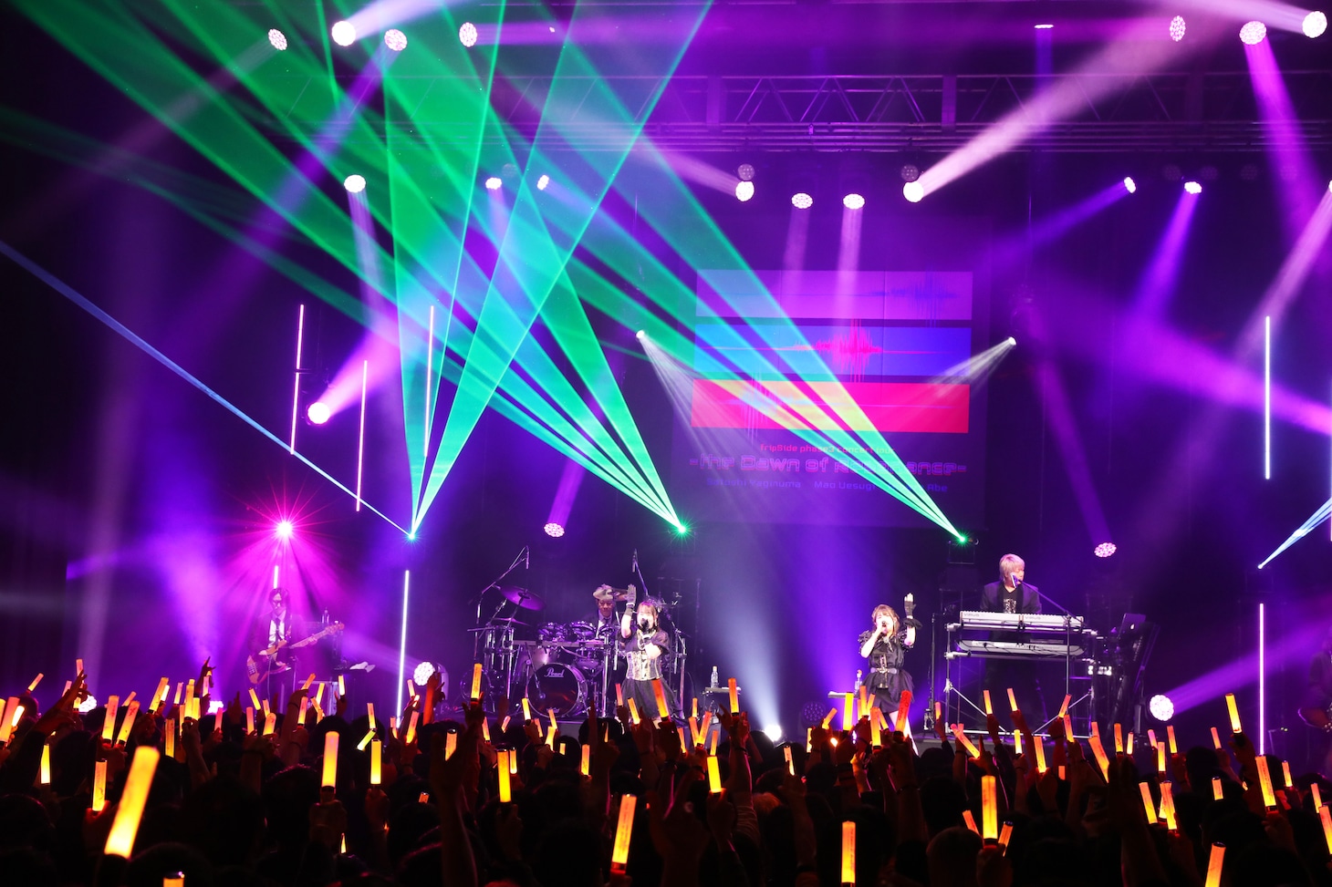 「fripSide phase3 concert tour -the Dawn of Resonance- “TOKYO SPECIAL” supported by animelo mix」の様子。