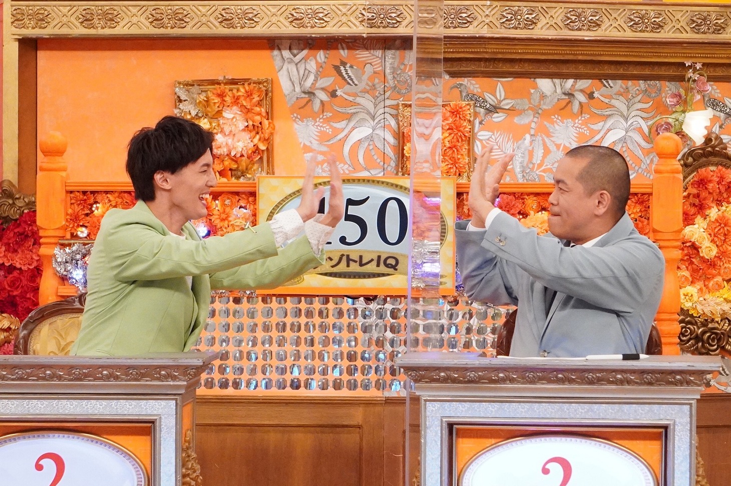 左から川島如恵留（Travis Japan）、トシ（タカアンドトシ）。 (c)フジテレビ