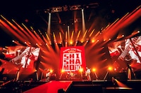 「SHISHAMO NO BUDOKAN!!! ～10YEARS THANK YOU～」の様子。（写真提供：GOOD CREATORS RECORDS / UNIVERSAL SIGMA）